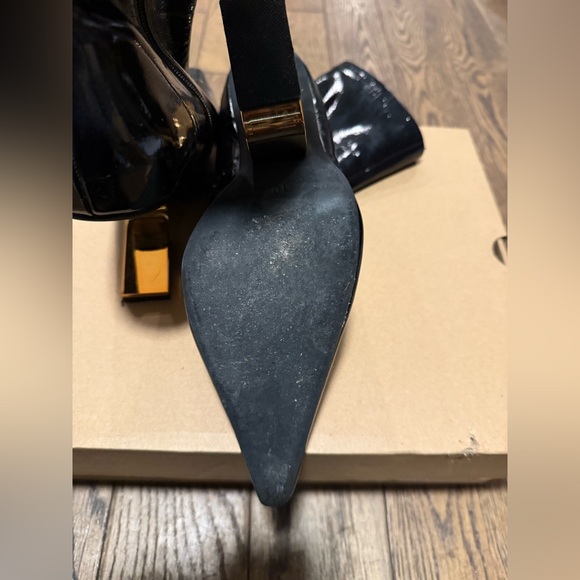 Jeffrey Campbell Combass Bootie with Gold Heel - Picture 2 of 5